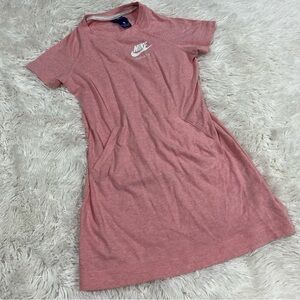 Nike Little Girls Pink Organic Cotton Dress Size Medium
